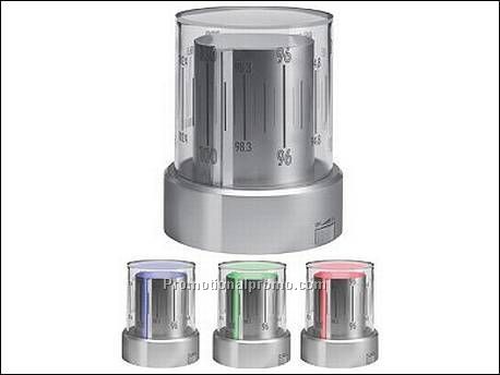 Cilindrische radio met omlopende...