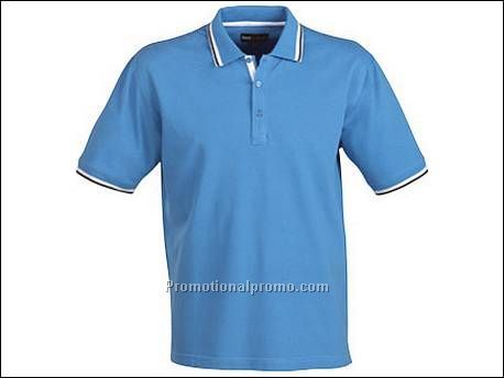 City polo. 2 kleuren tipping op de kr...