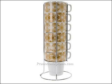 Coffee set Flower Web tower...