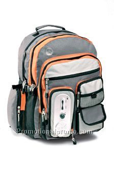 Conquer. Backpack with radio