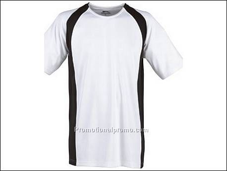 Cool fit t-shirt. Boord met smal band...