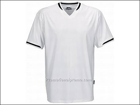 Cool fit v-neck t-shirt. 1 x 1 Rib ge...