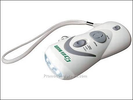 Dynamo noodlamp met FM radio en...