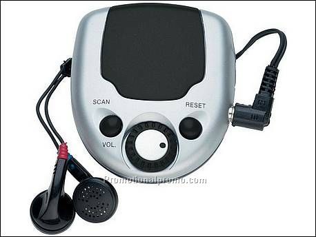 FM radio met automatische scan