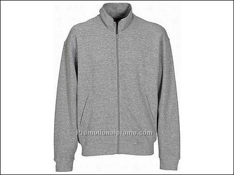 Full Zip raglan sweater. 2x2 rib gebr...