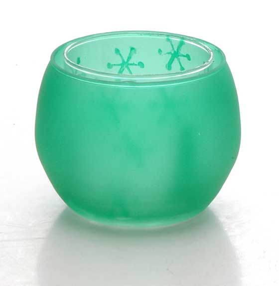 mouth blown Candle holder 
  
   
     
    