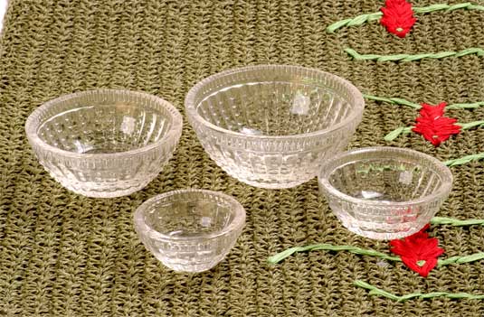 embossed glass bowls
  
   
     
    