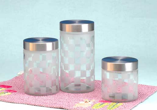 glass storage jar set
  
   
     
    