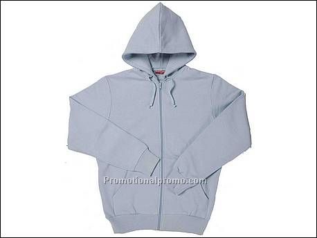 Hanes Men's Sweater Beefy Hooded Jacket, Sky Blue