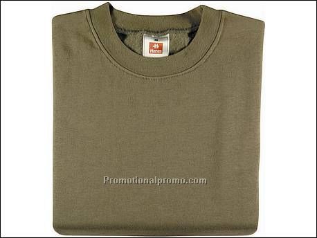 Hanes Sweat Set-In Sleeve, Khaki