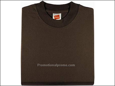 Hanes T-shirt Top-T S/S, Brown