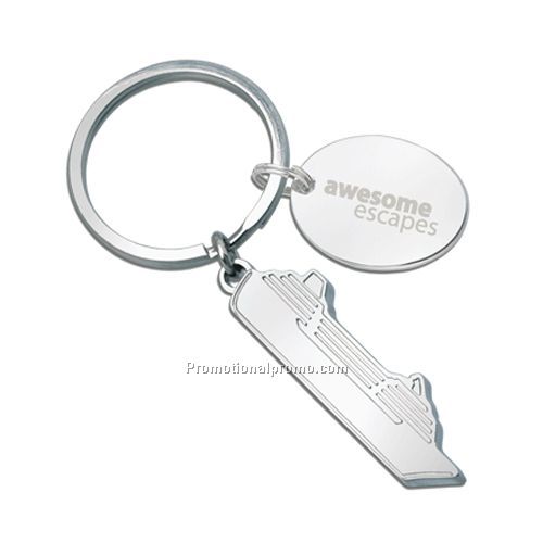 Keyholder with Charms, Ship