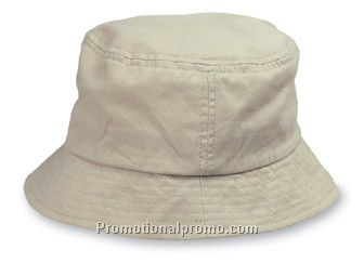Khaki coloured sun hat