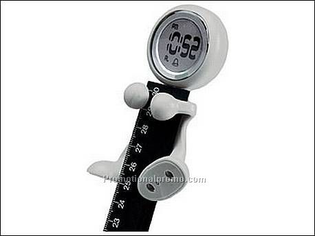 Klok in de vorm van een mannetje...