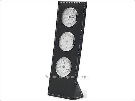 Klok, thermometer en hygrometer