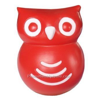 Promotional PU Owl Stress Ball, Owl PU Toy