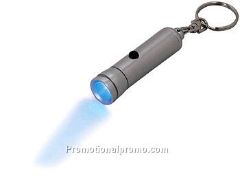 PLASTIC KEY CHAIN LED TORCH