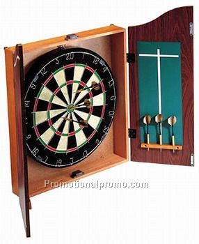 PROFESSIONAL DARTBOARD GAME IN CABINET