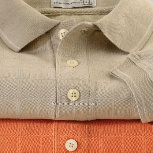 Polo - Tonal Birdseye Plaid Jacquard