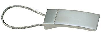 RECTANGULAR METAL KEY CHAIN