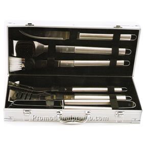 Stainless steel braai set