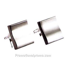 Wave Silver Cuff Links