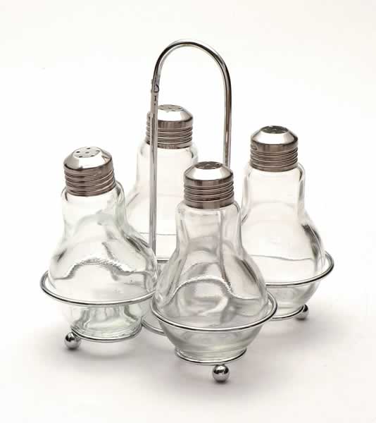 salt and pepper set with metal stand
  
   
     
    