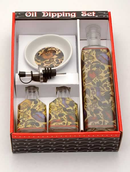 cruet set with decal
  
   
     
    