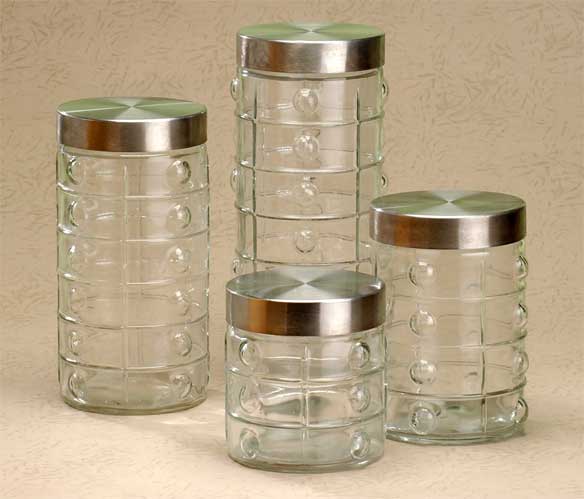 storage jar set with metal lid
  
   
     
    