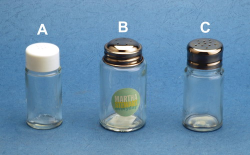 Cruet set with metal lid
  
   
     
    