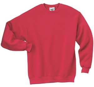 Custom embroidered sweatshirts-Lee44576Heavyweight