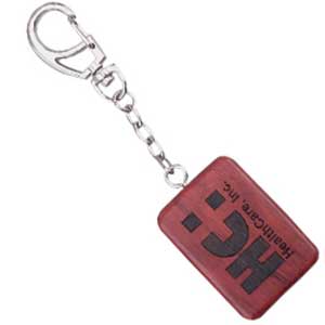 Rosewood Rectangle Keytag