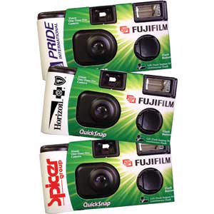 Imprinted FujiFilm Disposable Camera