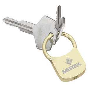 Gold Twist - Lock Keyholder Promotional