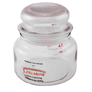 8 Oz. Country Jar with bubble lid