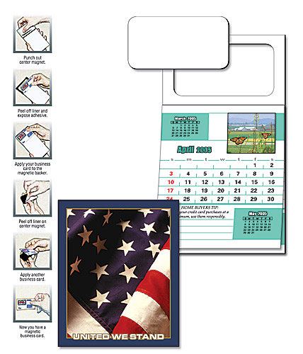 Patriotic Real Estate Calendar-April 2005 Start