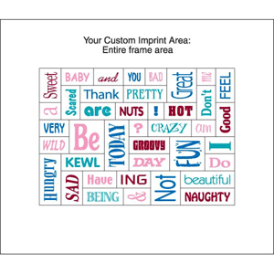 Cool Words Plus Photo Frame Magnet