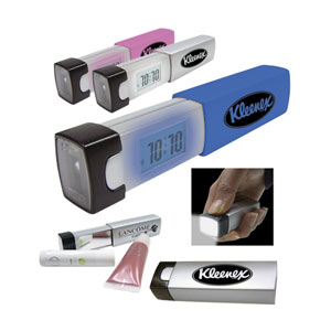 Flashlight Alarm Clock with Mirror