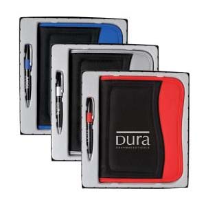 Jr. Executive Vibe Padfolio & Havana Pen Gift Set