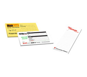 3" x 8" Adhesive Notepads (50 sheet pad, 3" adhesive side)