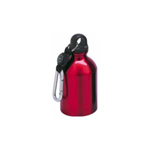 350ml Flask with Carabiner, Compass, Strap & Ring
