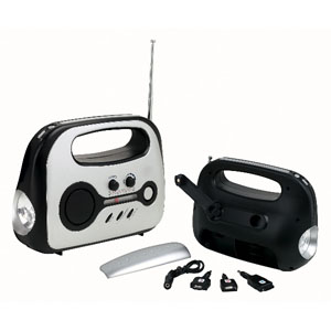 Emergency Clock Radio Phone Charger