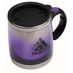 Spruzzo 15oz Plastic Mug with Steel Interior & Handle