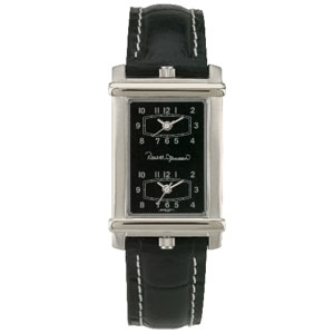 SERIES 32 Unisex Rectangular Dual Time Watch