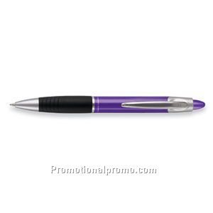 Paper Mate Element Pearlized Purple Barrel/Black Grip Black Ink Ball Pen
