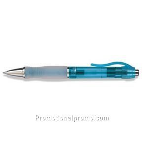 Paper Mate Breeze Translucent Turquoise Barrel & Grip/Frosted White Grip Gel Pen