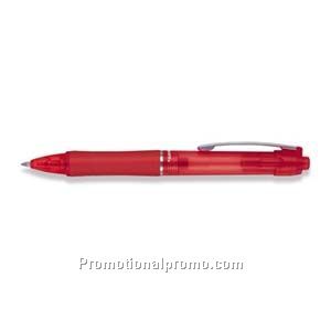 Paper Mate Gel-Roller RT2 Red Translucent Barrel, Black Ink Gel Pen