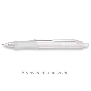 Paper Mate TriEdge Translucent White Barrel/Frosted Trim Ball Pen
