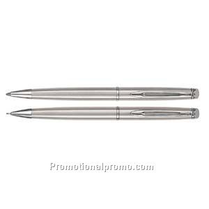Waterman H59757isph59506e Stainless CT Ball Pen/Pencil Set