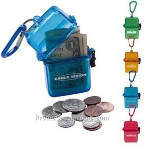 Mini Beach Safe with Carabiner Clip